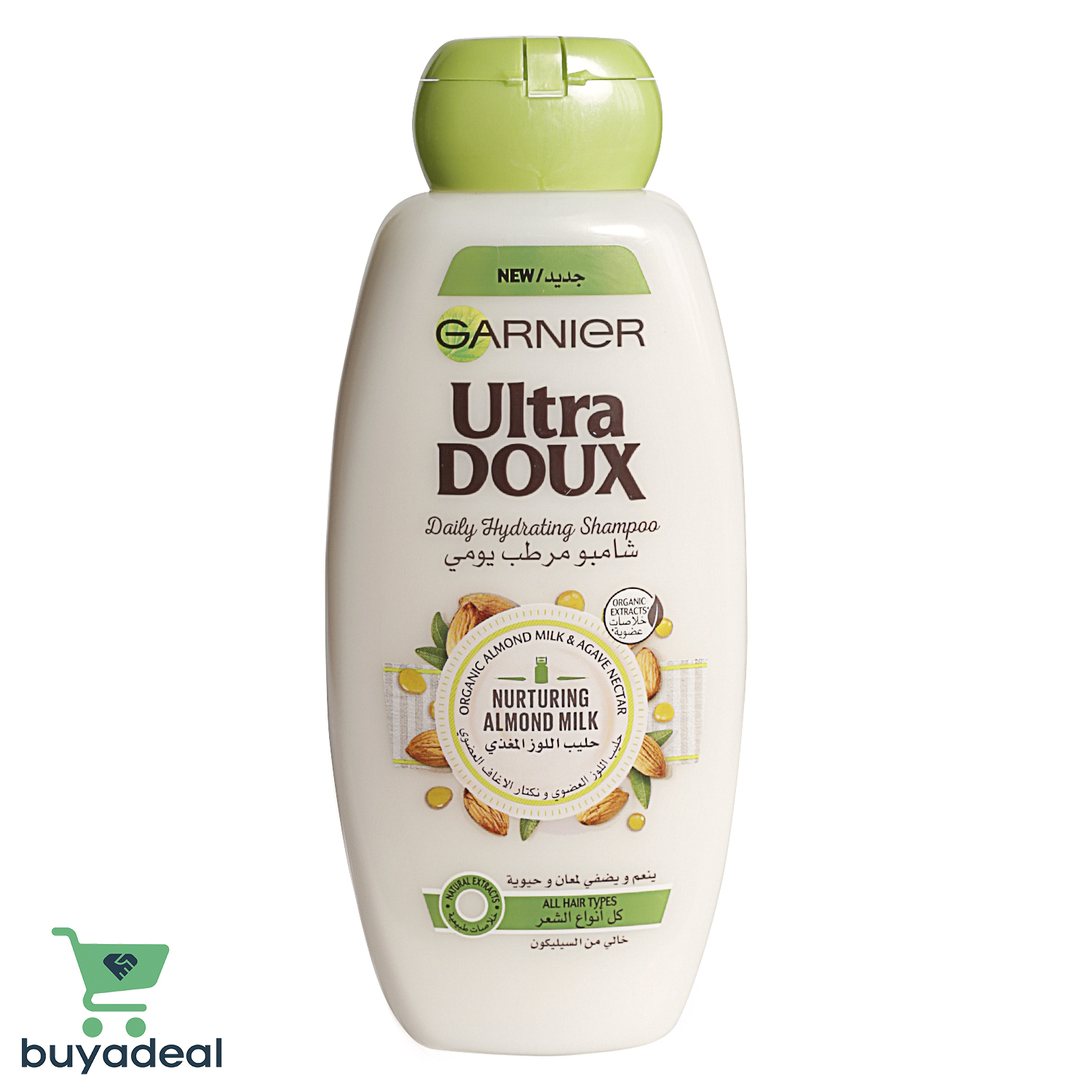 Garnier Ultra Doux Nourishing Almond Milk Shampoo400ml buyadeal