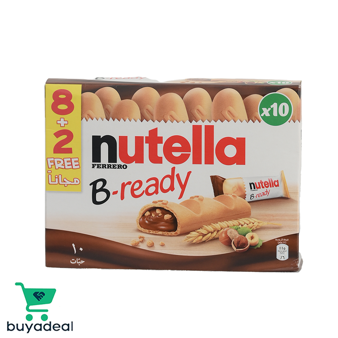 Buyadeal Product Nutella B-Ready  10 Finger - 220g