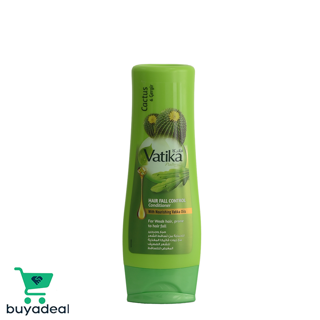 Vatika Naturals Hair Fall Control Cactus And Gergir Enriched Conditioner  Green 200ml | buyadeal