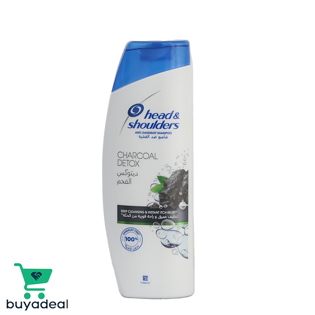 Head & Shoulders Charcoal Detox Shampoo 400ml buyadeal