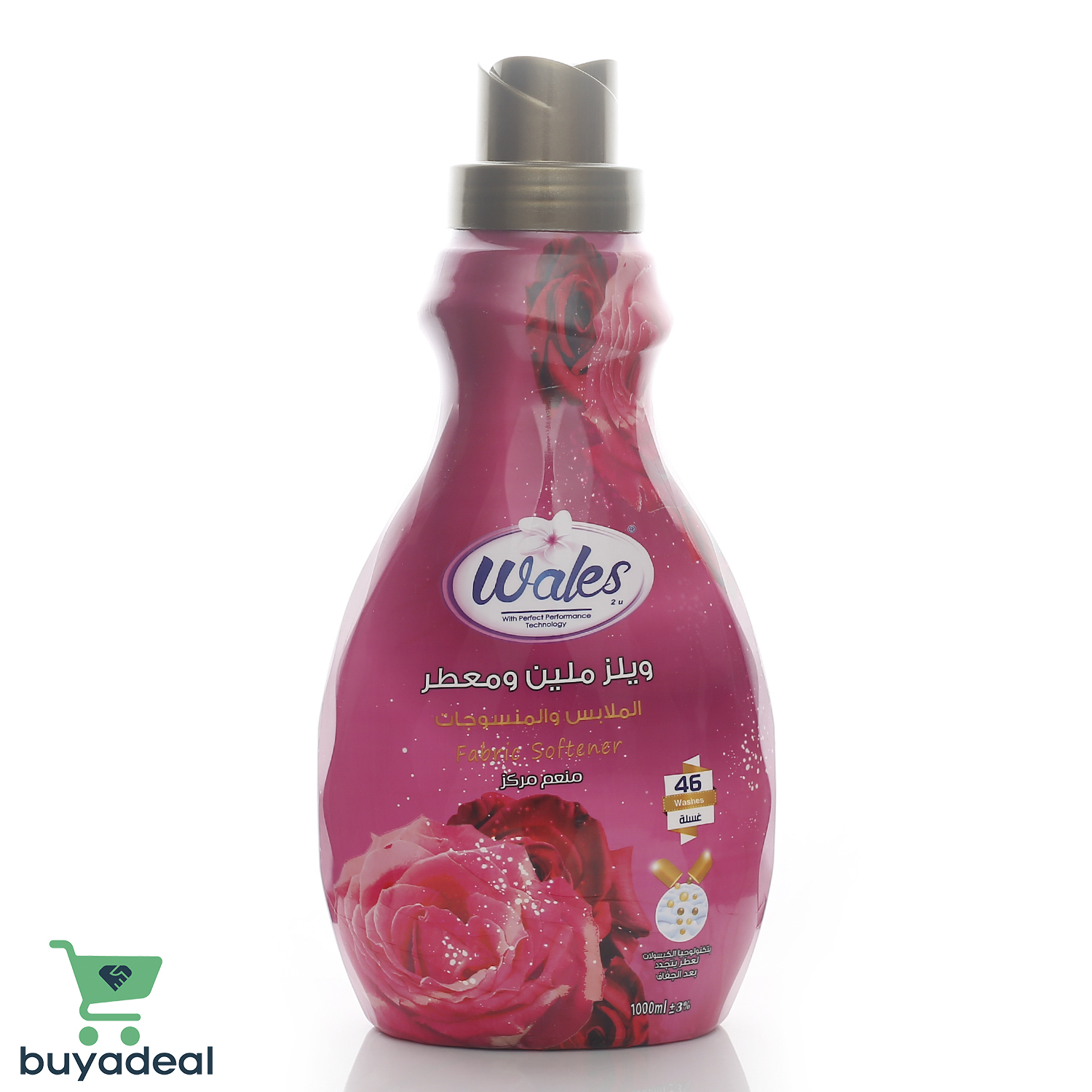 Wales Fabric Softener & Freshener Pink 1L buyadeal
