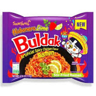 Buyadeal Product Samayang Habanero Lime Buldak Spicy Chicken Flavour Ramen 135g