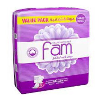 Buyadeal Product Fam Sanitary Pads Super With Wings 60pcs