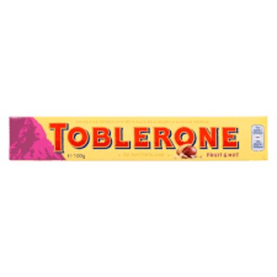 Buyadeal Product Toblerone Fruit &Nut Chocolate 100g